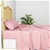 Natural Home Tencel Sheet Set Super King Bed BLUSH PINK