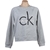 CALVIN KLEIN Women's Performance Pullover, Size L, Cotton/Polyester, Pearl