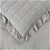 Dreamaker Premium Quilted Sand Wash Quilt Cover Set Queen Bed Dove Grey