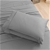 Serene Bamboo Cotton Sheet Set DOVE GREY Double Bed