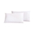 Serene Bamboo Cotton King Pillowcases Twin Packs WHITE