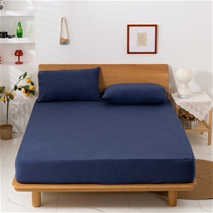 Dreamaker Cotton Jersey Fitted Sheet Was