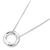 Sterling Silver Circle Slider Necklace