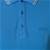 Calvin Klein Collection Men's Blue Tipped Collar Polo Shirt