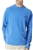 Timberland Men's Bright Blue Crew Neck Cotton Sweatshirt
