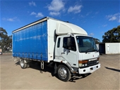 2001 Mitsubishi Van Fighter & 48ft Shipping Container