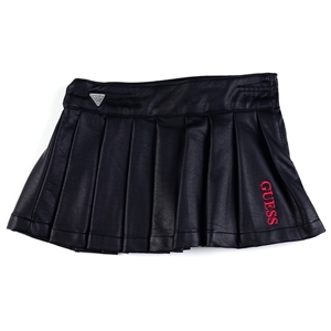 Guess Girls Pleated Pleather Skirt