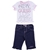 Guess Baby Girls Tee & Pant Set With Bag