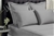 ROYAL COMFORT 1500TC Cotton Blend Bed Sheet Set, Size: Queen, Dusk Grey, In