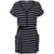 Crew Clothing Navy/White Willow Jersey Dress