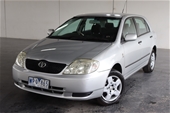 Unreserved  2003 Toyota Corolla Ascent Manual Hatchback