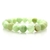 10mm Natural Light Green Flower Jade Gemstones Crystal Bracelet