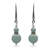 Round Aquamarine with Swarovski® Crystal Beads PPEarrings