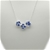 Ceramic Floral Printed Beaded Pendant Necklace.