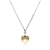 Stunning Golden Shadow 'Xillion' Heart Necklace With Swarovski® Crystals