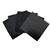 5pcs-(15cm x 15cm) Black & Brown Bubble Effect Square Lambskin Leather PCS