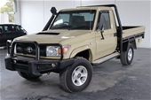 2016 Toyota Landcruiser Workmate T/D Manual Cab Chassis