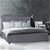 Milano Lux Gas Lift Bed w/ Headboard (Model 1) - Grey No.28 - King Single