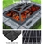 Grillz Fire Pit BBQ Grill Stove Table Ice Pits Patio Fireplace Heater 3IN1