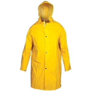 TOLSEN 3XL PVC Rain Coat with Hood, 0.32