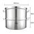 SOGA Food Steamer 35cm Commercial 304 Top Grade Stainless Steel 2 Tiers