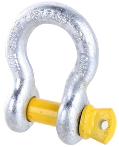 2 x Bow Shackles, WLL 4.7T, Screw Pin Ty