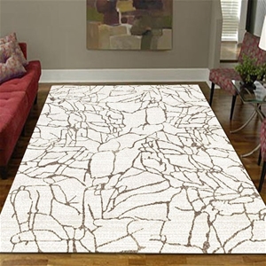 Marble Rug - White - 290x200cm