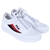FILA Women's Mesh Running Shoes, Size UK 4, White/Navy/Red. N.B. Soiled. Bu