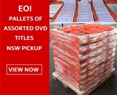EOI – Pallets of Assorted Genre DVD`s & More - NSW Pickup