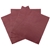 15cm x 15cm AAA Top Grade Red Nappa Lambskin Pc., Crafts, Sewing (3pcs)