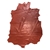 9sqft Top Grade Burnt Orange Nappa Lambskin Leather Hide