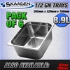 Unused 1/2 Gastronorm Trays 150mm - 6 Pack