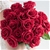 SOGA 20pcs Artificial Silk Flower Fake Rose Bouquet Table Decor Red