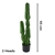 SOGA 4X 95cm Artificial Indoor Cactus Tree Fake Plant Simulation 2 Heads