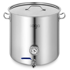SOGA Stainless Steel Brewery Pot 71L Wit