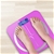 SOGA 180kg Digital Fitness Weight Bathroom Glass LCD Electronic Scales Pink