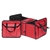 Car Portable Storage Box Waterproof Oxford Cloth Organizer Red