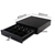 Black Heavy Duty Cash Drawer Electronic 4 Bills 8 Coins Cheque Slot Tray