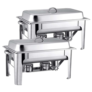SOGA 2X 9L Stainless Steel Chafing Cater