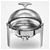 SOGA 2X 6L Stainless Steel Chafing Food Warmer Catering Dish Round Roll Top