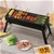 SOGA 2X 60cm Portable Folding Thick Box-type Grill for Outdoor BBQ