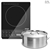 SOGA Electric Smart Induction Cooktop and 17L Stainless Steel Stockpot