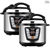 SOGA 2X Stainless Steel Electric Pressure Cooker 10L Nonstick 1600W