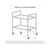 SOGA 2X 2 Tier 95x50x95cm SS Kitchen Trolley Bowl Collect Service FoodCart