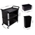 SOGA 3 Tier Covered Food Trolley Food Waste Cart