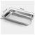 SOGA 2X Gastronorm GN Pan Full Size 1/1 GN Pan 6.5cm Stainless Steel Tray