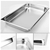 SOGA 6X Gastronorm GN Pan Full Size 1/1 GN Pan 10cm Stainless Steel Tray