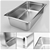 SOGA 4X Gastronorm GN Pan Full Size 1/1 GN Pan 15cm Stainless Steel Tray