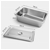SOGA 4X Gastronorm GN Pan Full Size 1/1 GN Pan 20cm Stainless Steel Tray