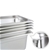SOGA Gastronorm GN Pan Full Size 1/2 GN Pan 15cm Deep Stainless Steel